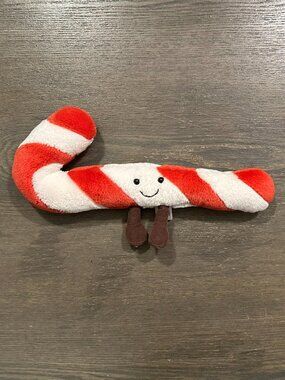 Jellycat Amuseables Candy Cane Plush 11" Collectible Stuffed Toy Retired